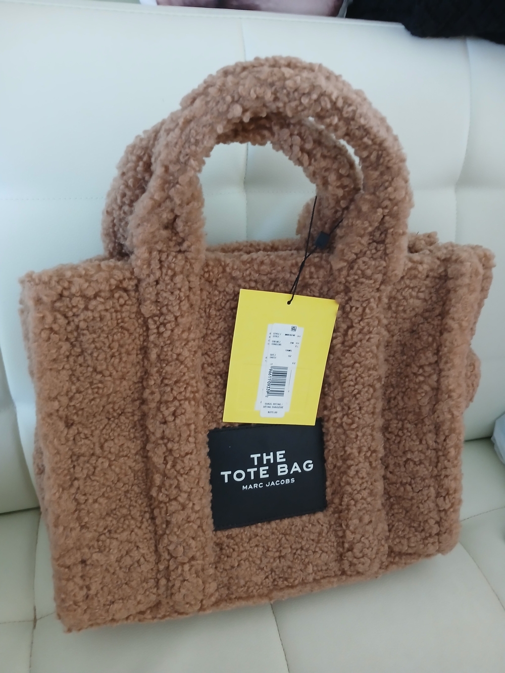 Marc Jacobs The Tote Bag in Camel Shearling